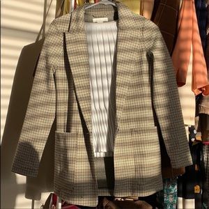 H&M plaids blazer